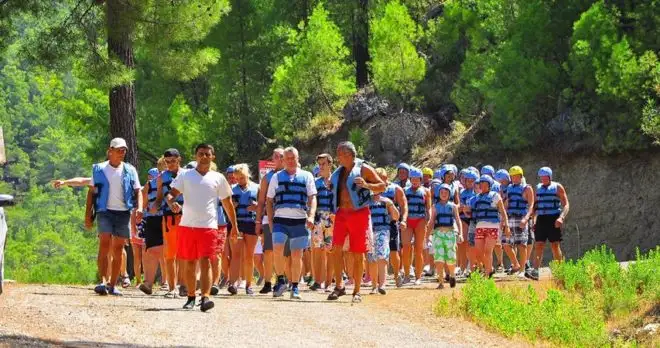 Side Rafting Canyoning and Zipline